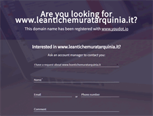 Tablet Screenshot of leantichemuratarquinia.it